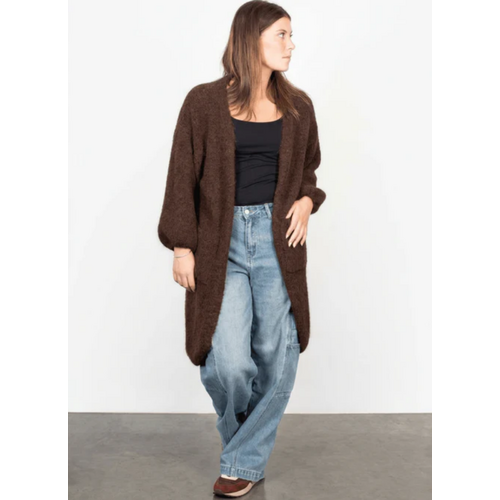 Antler Livvi Cardi - Chocolate