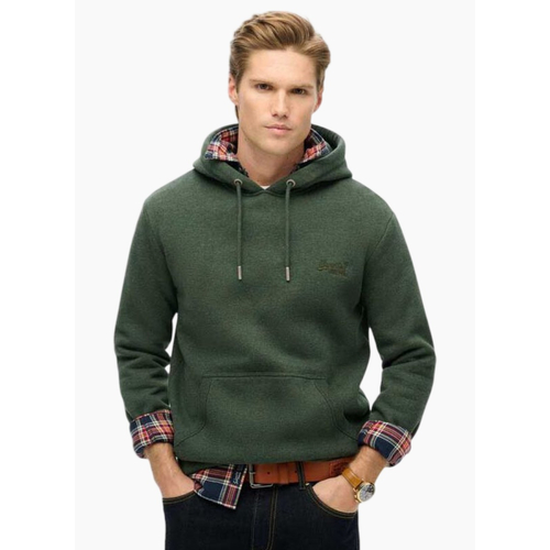 Superdry Essential Logo Hoodie Hb Deep Forest Green Marle