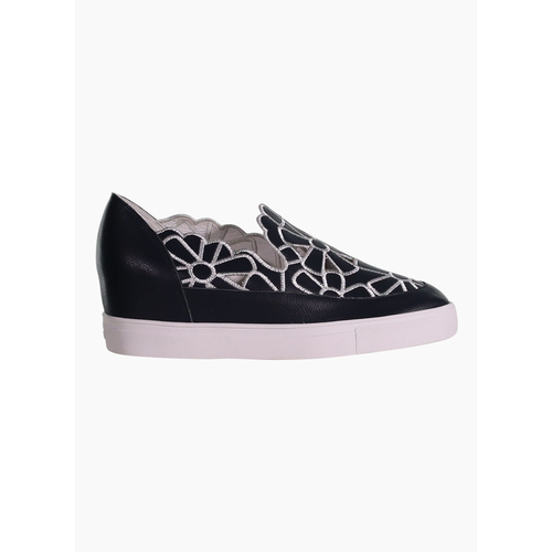 Minx Flower Wedge Midnight