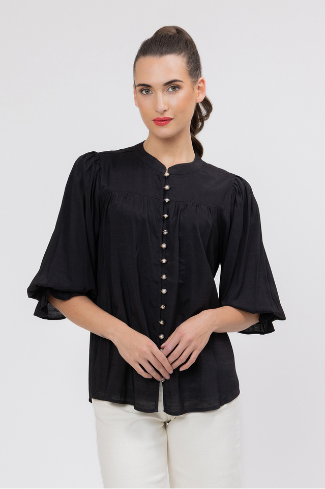 Seeking Lola Celia Top - Black