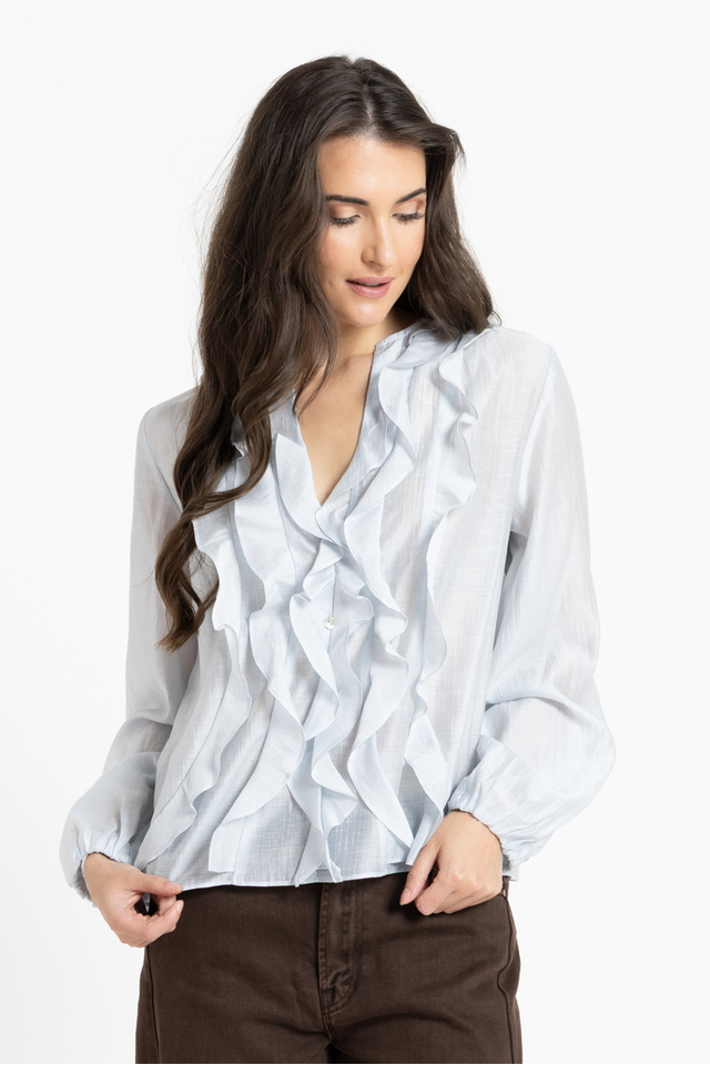 Seeking Lola Once Upon Blouse - Ice
