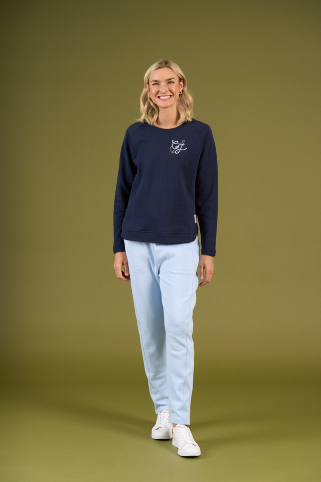Charlie Jane Brunswick Crew-Midnight