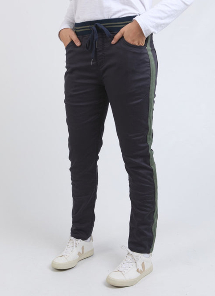 Elm Margo Jogger - Navy with Side Tape