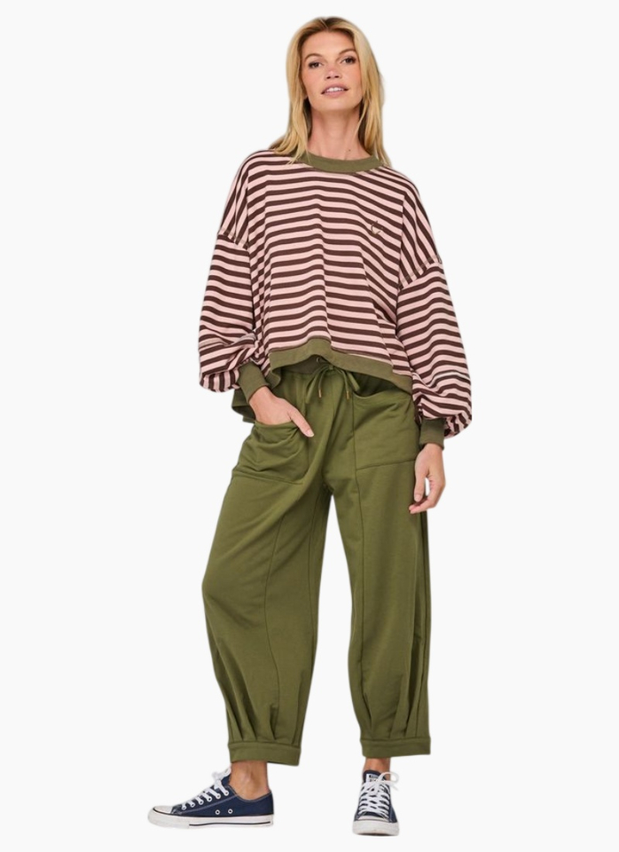 Boom Shankar Guru Track Pant - Khaki