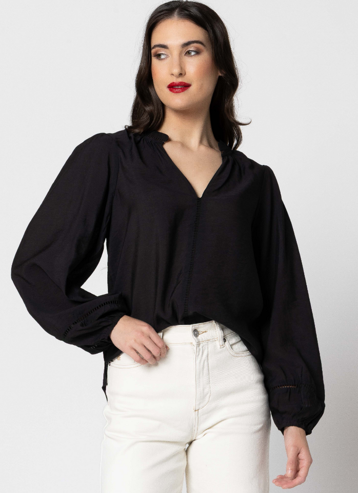 Seeking Lola Sylvie Top - Black
