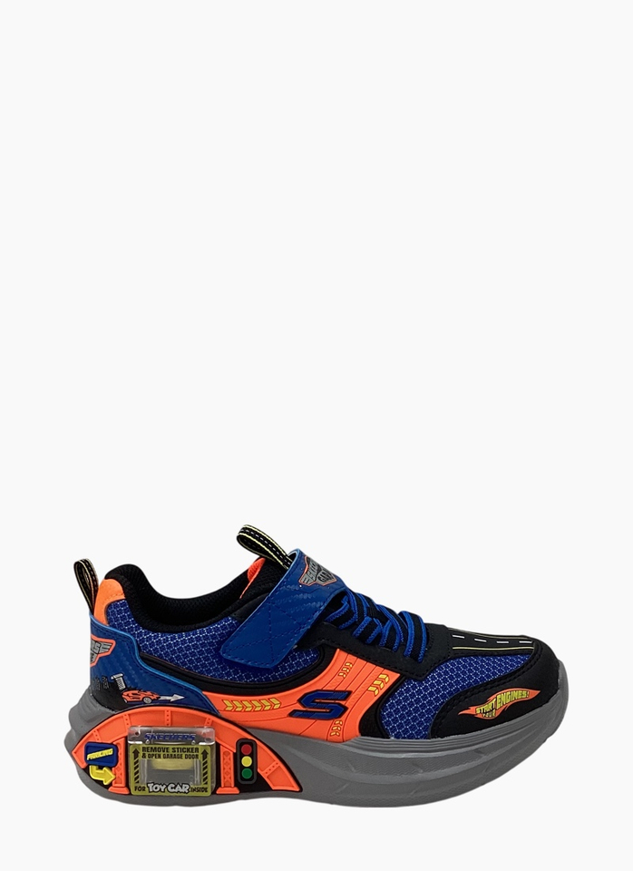 Skechers 402150L Skechers Garage Sneakers Blue/Orange