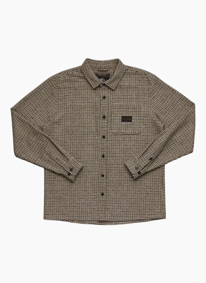 Just Another Fisherman TOOTH OVER SHIRT - BROWN