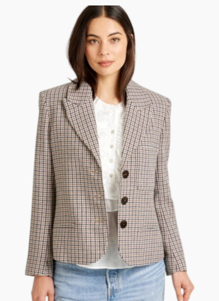 Tuesday Label Ralph Blazer Houndstooth