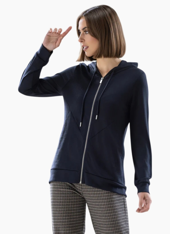 Vassalli Shield Merino Hoodie - Midnight
