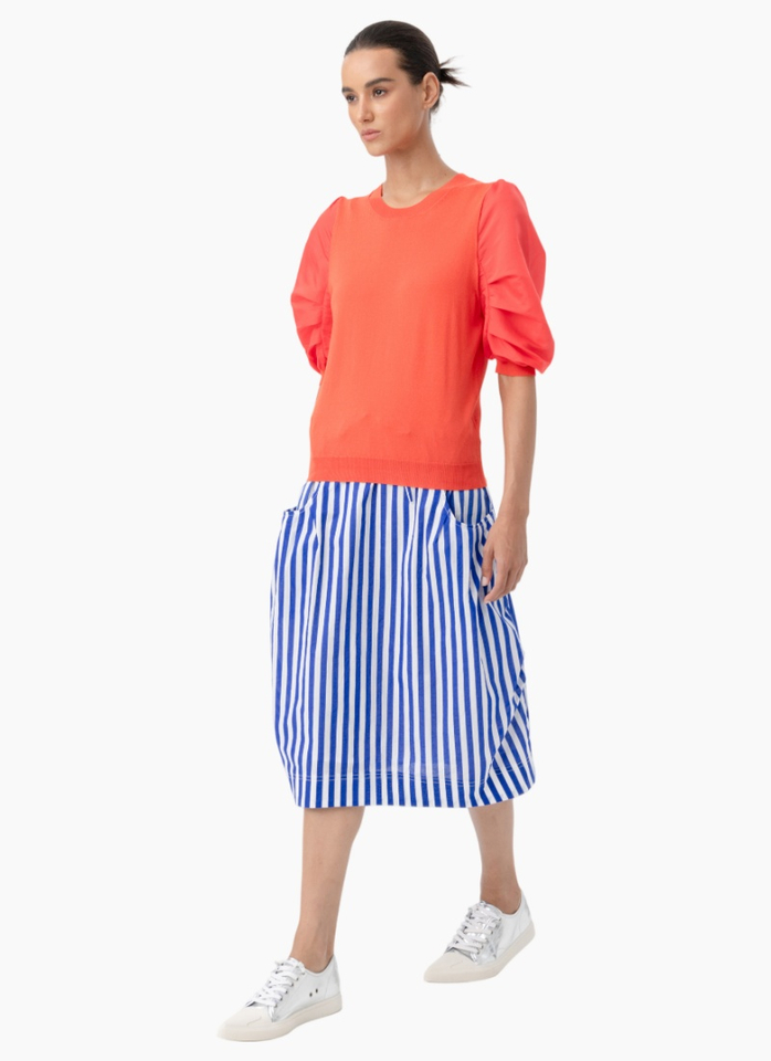 Blacklist 3069 Cooper Skirt - Blue Stripe