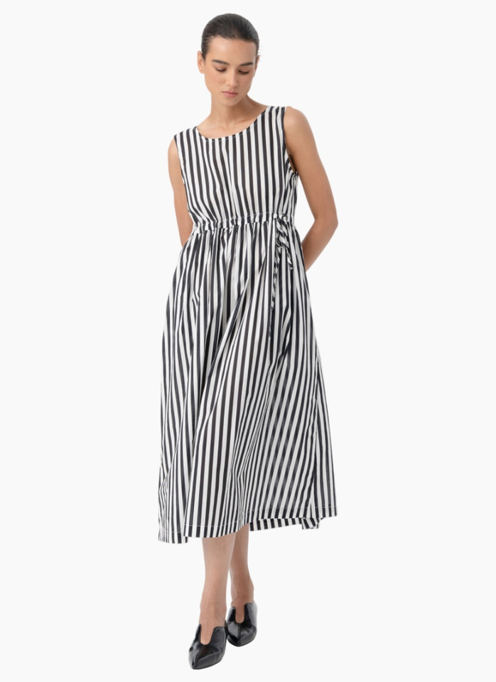 Blacklist 973 Como Dress - Black Stripe