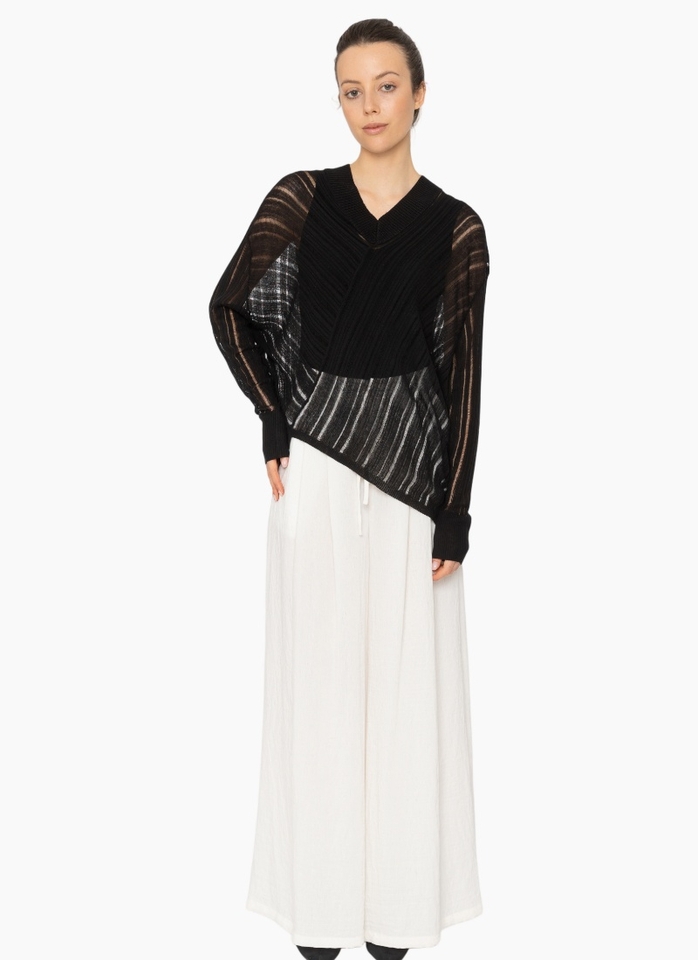 Blacklist KN040 Yari Knit Top - Black