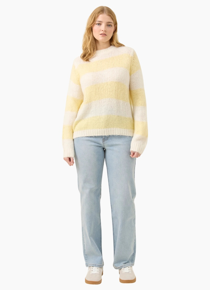 Isle of Mine Pallas Stripe Jumper - Butter