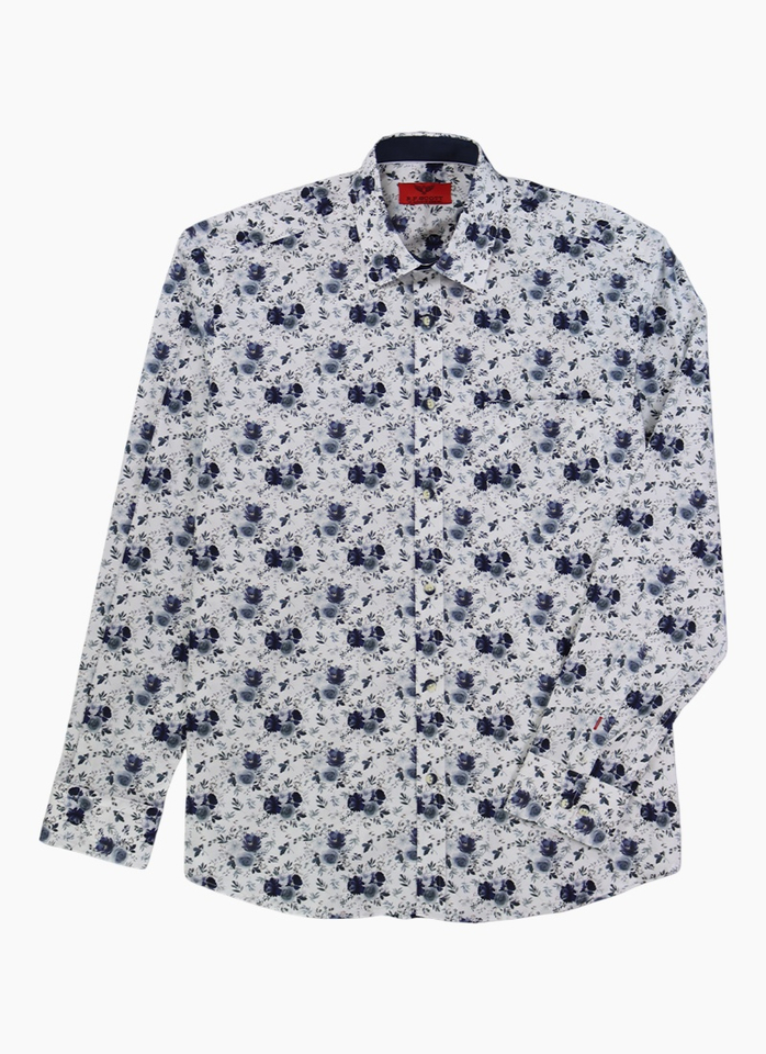 R.F Scott  Fielding Long Sleeve Shirt Iris