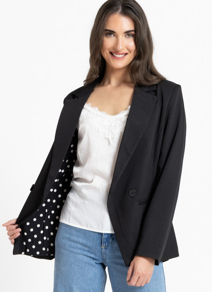 Seeking Lola Jordanna Blazer - Black