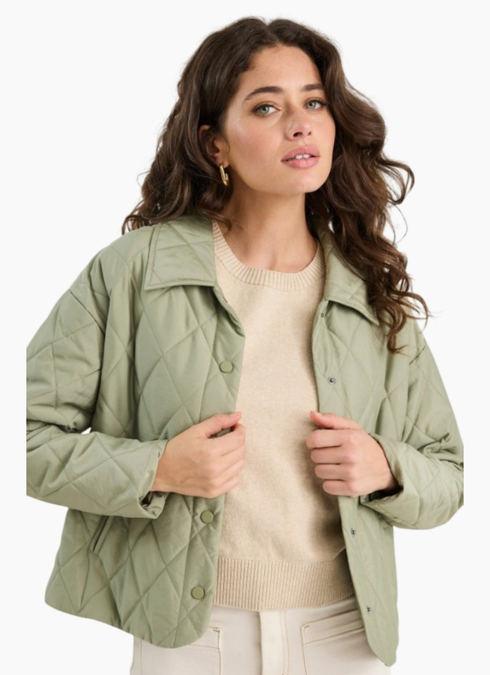 Among The Brave ABSOLUTE COLLARED QUILTED JACKET