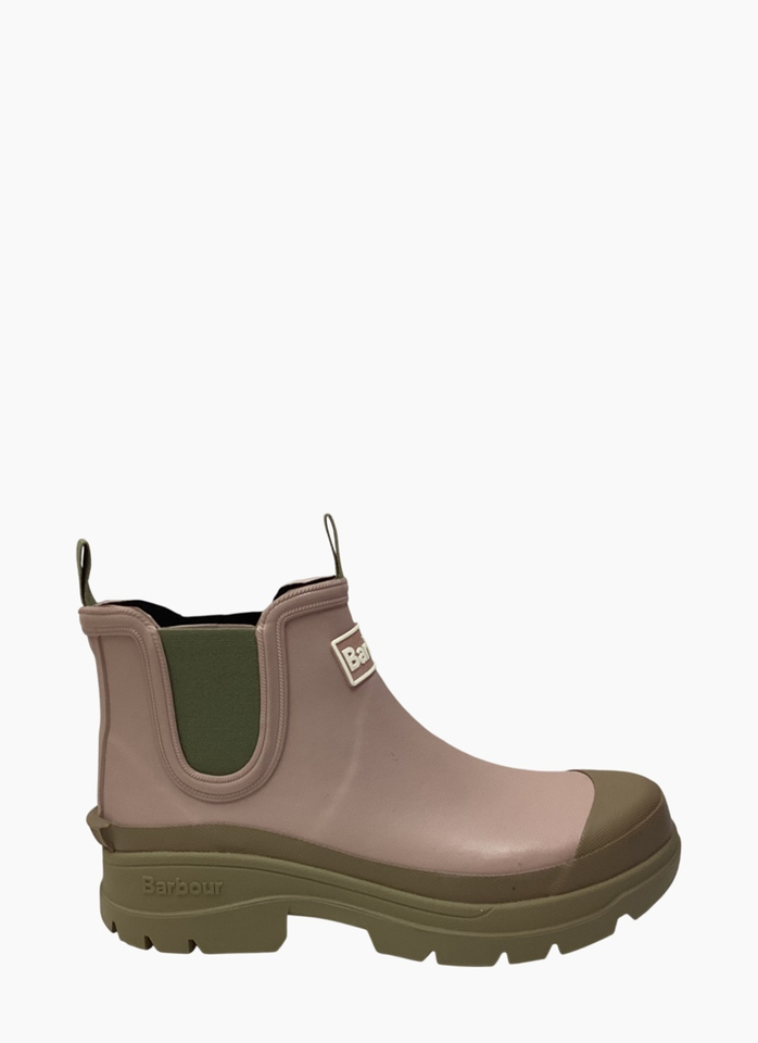 Barbour Nimbus Chelsea Welly Gardenia Pink/Bleached Olive