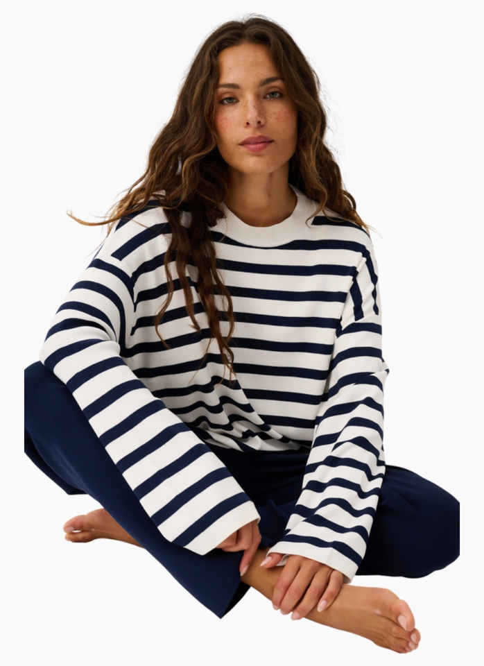Cartel & Willow CW Rae Knit - Navy Stripe