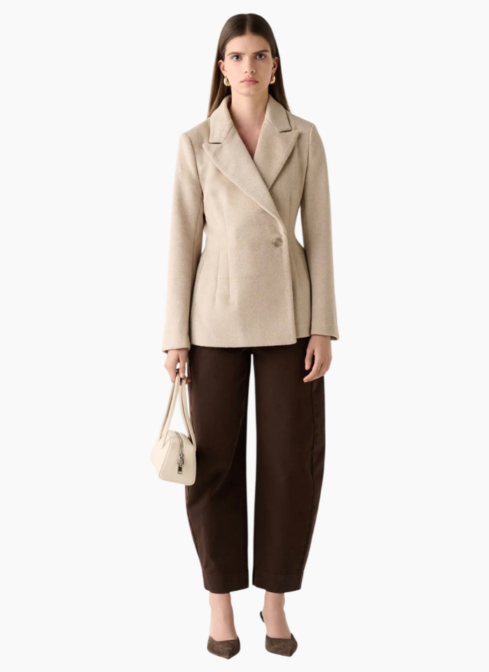Esmaee Eternal Blazer Oatmeal