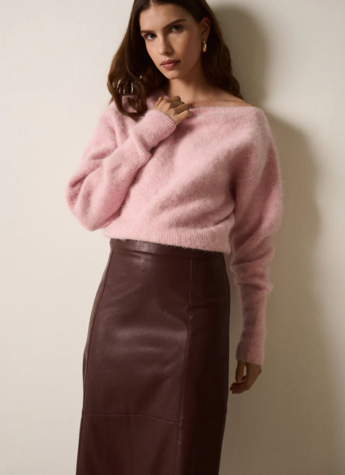 Esmaee Whisper Off Shoulder Knit