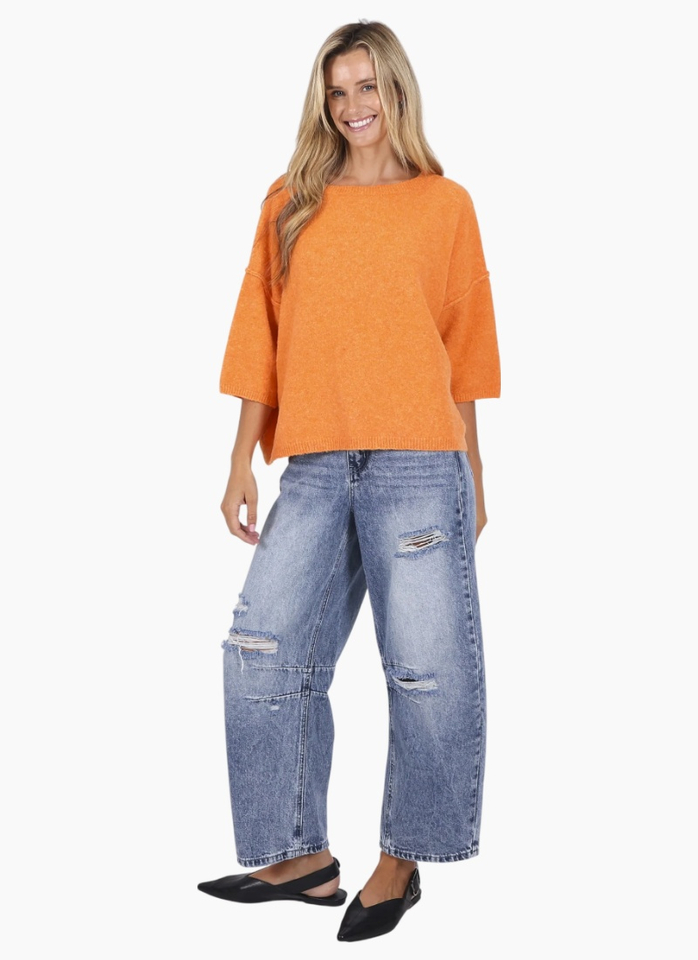 Monaco Carmen Jumper - Orange Regular price