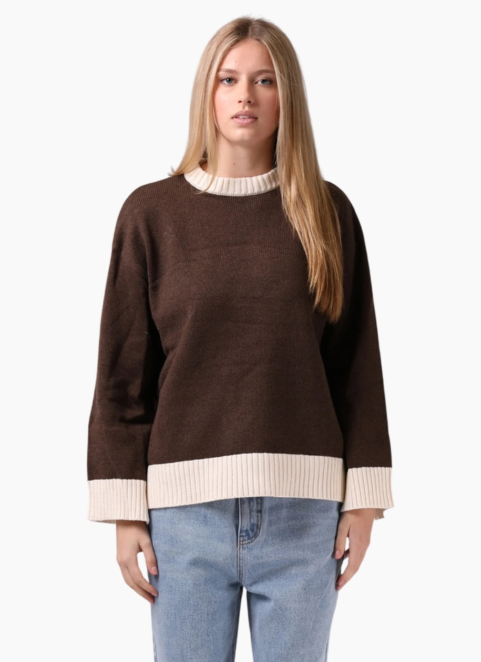 RPM Clara Knit -  Chocolate/Cream