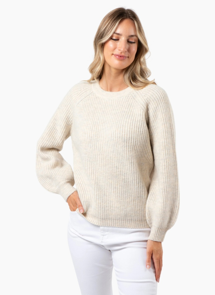 Stella + Gemma Bobby Jumper - Oatmilk