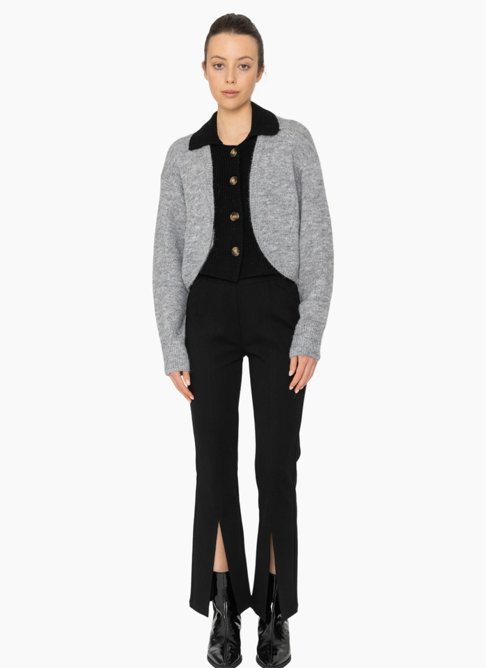 Blacklist KN031 Bexi Cardigan - Grey Outer
