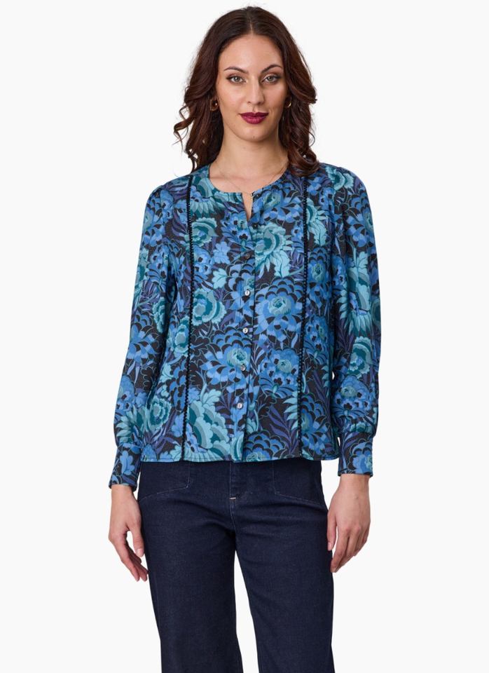 Newport Nightfall Print-Blue