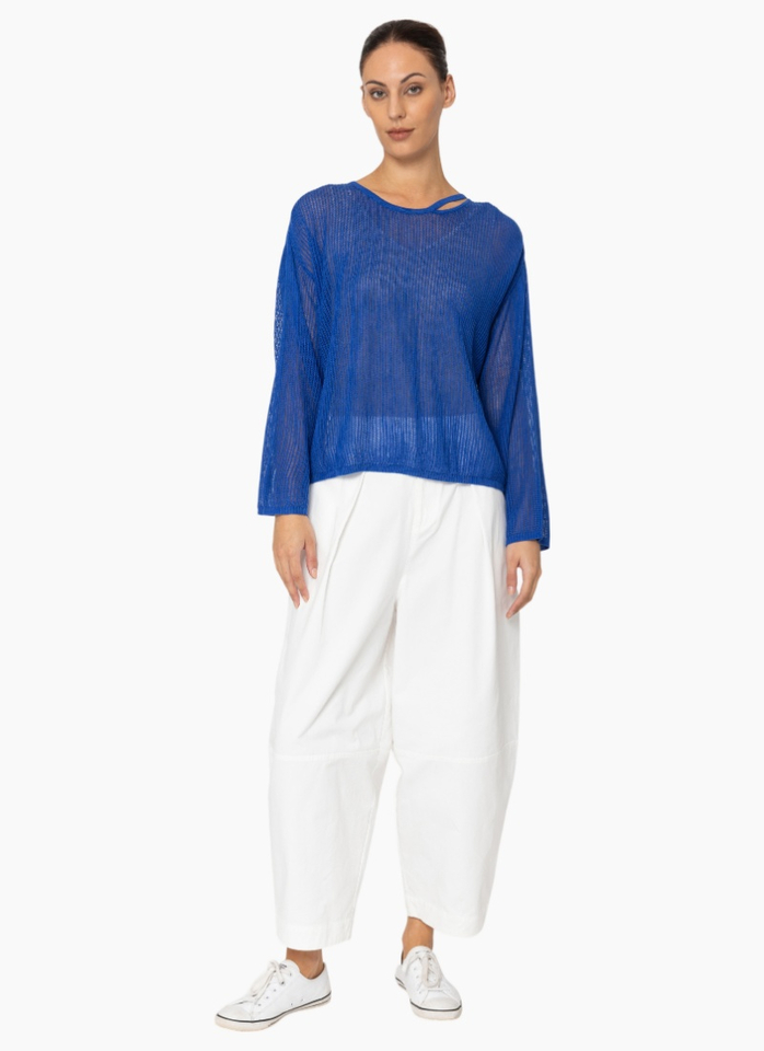 Two by Two 715 Capri Top - Cobalt