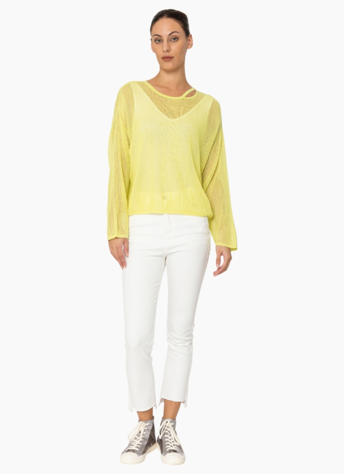 Two by Two 715 Capri Top - Sunshine
