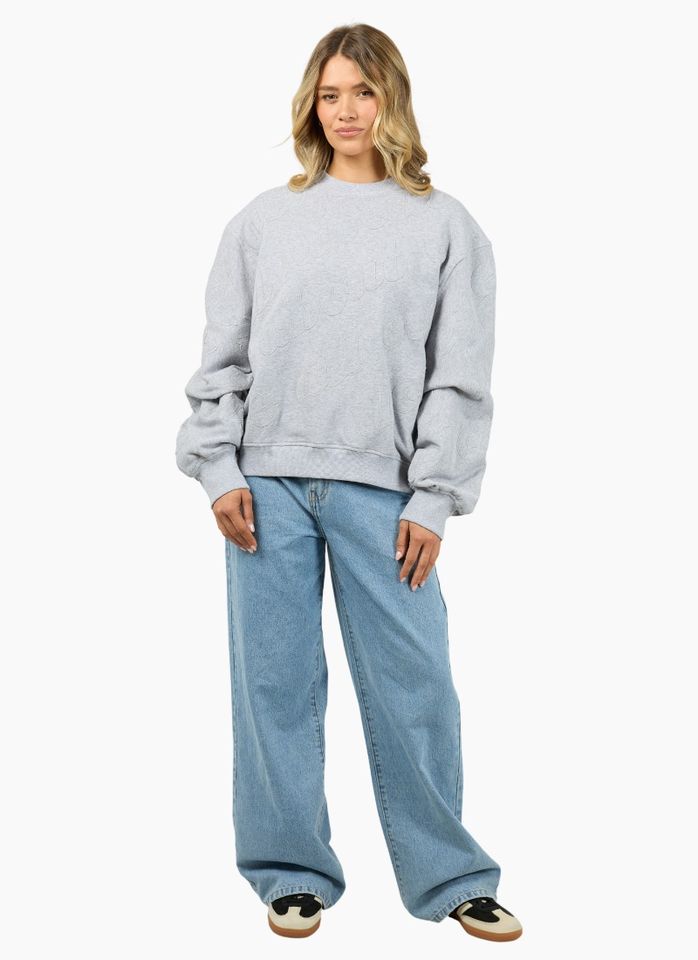 All About Eve Serif Oversized Crew