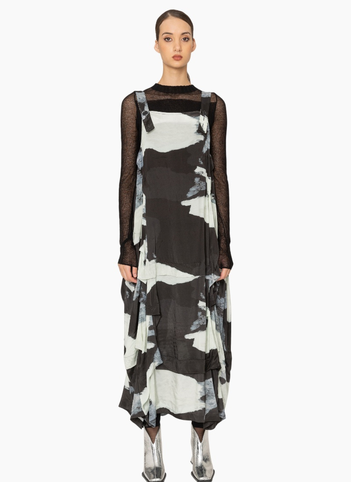 Bone & Arrow 6015 Valen Dress - Glacier Print