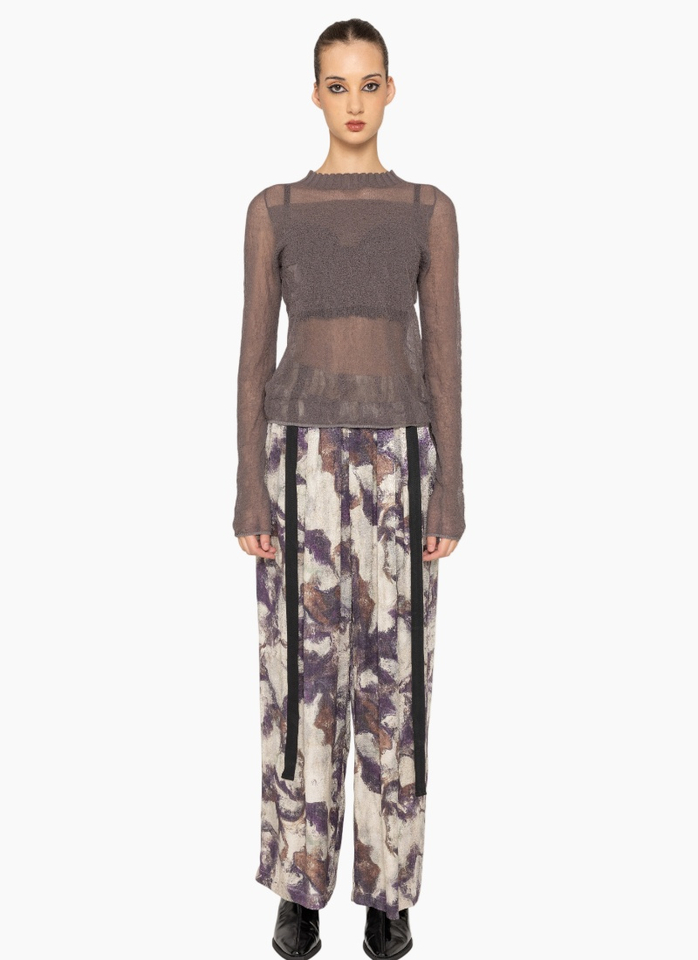 Bone & Arrow KN024 Evon Top - Mocha