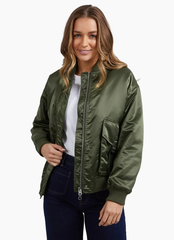 Foxwood FOXWOOD LUCY BOMBER-KHAKI