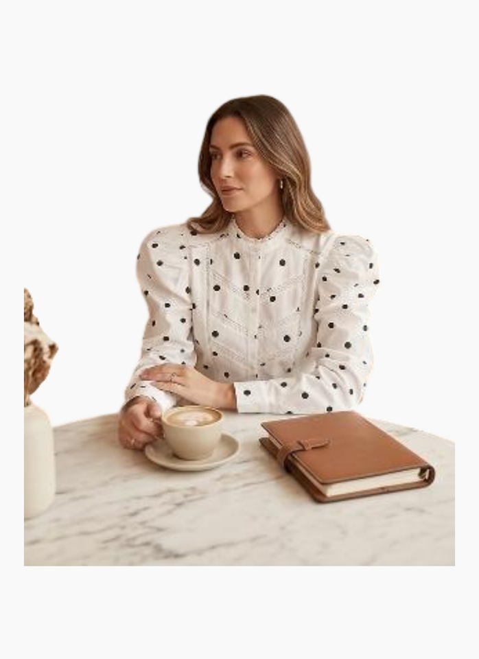 HARLEM Letitia Blouse-Black spot
