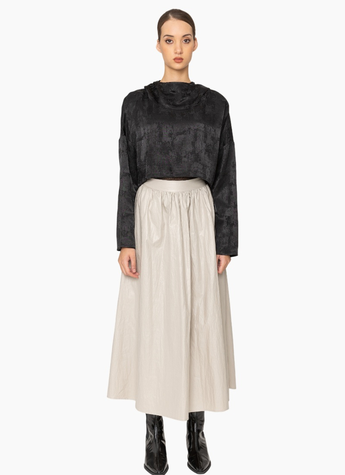 Bone & Arrow 851 Umra Skirt - Stone