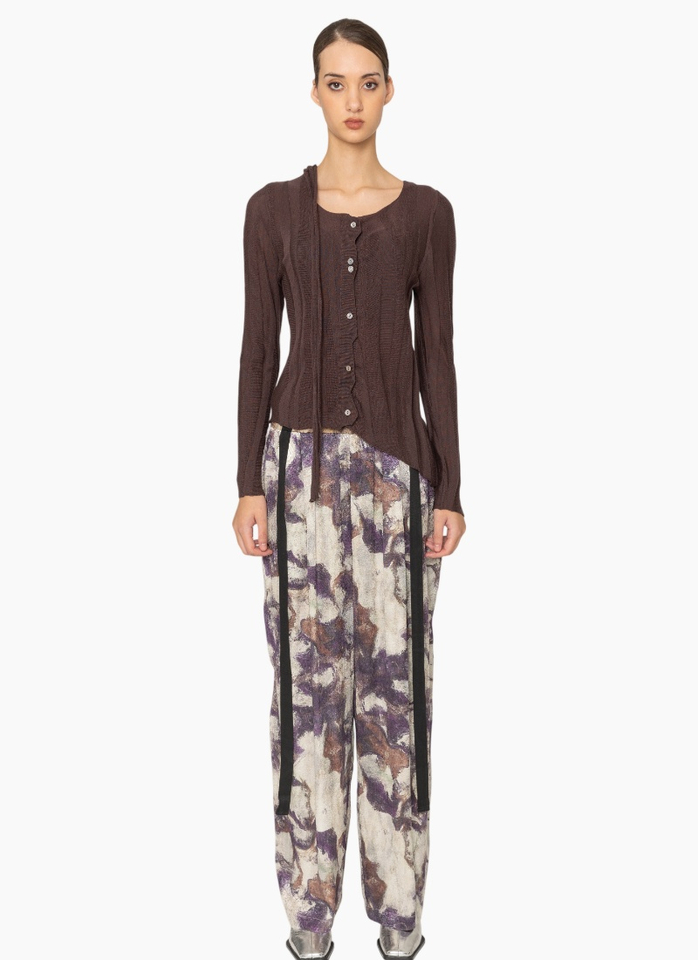 Bone & Arrow KN016 Frey Cardigan - Mocha
