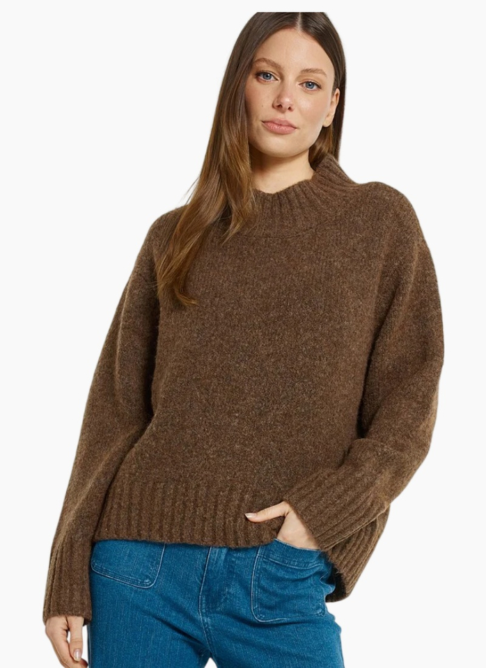 Betty Basics Lola Jumper - Chocolate