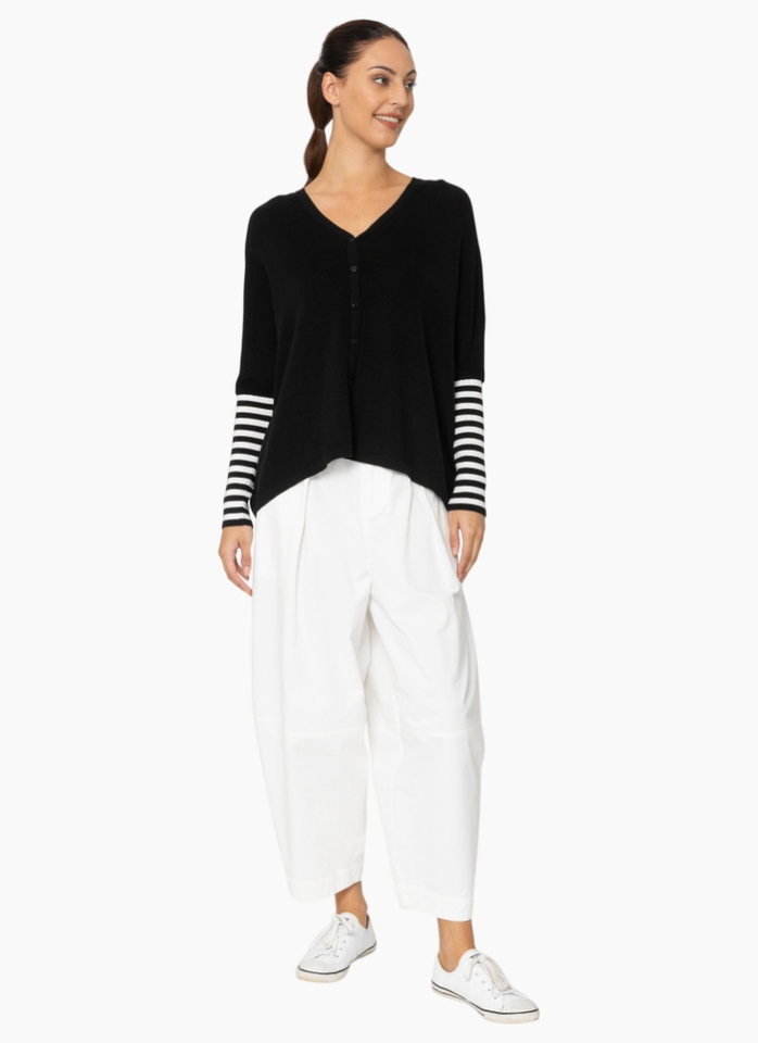 Two by Two 4425 Grace Cardigan - Black
