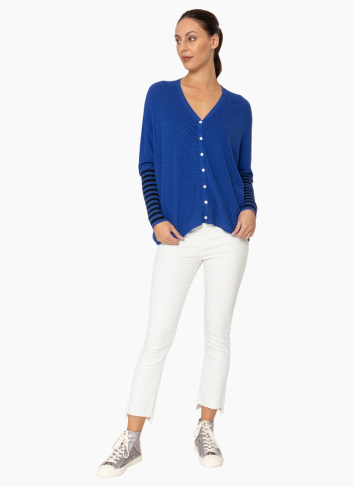 Two by Two 4425 Grace Cardigan - Cobalt