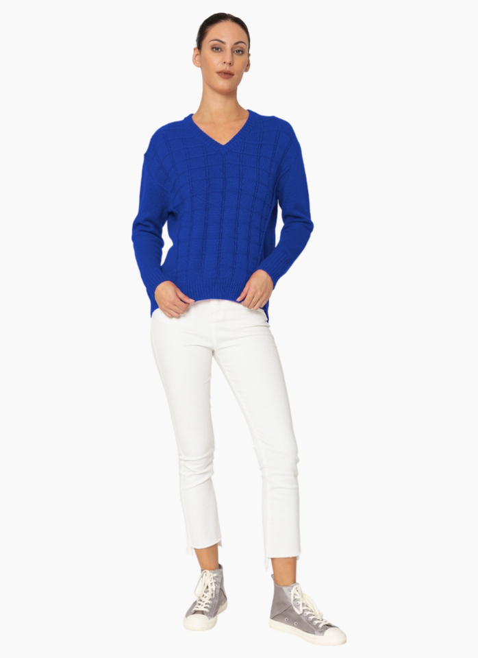 Two by Two KN036 Dean Jumper - Cobalt