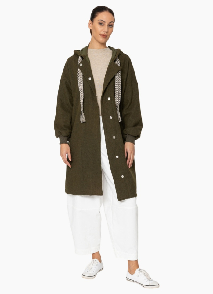 Two by Two 1932 Taylor Coat - Seaweed