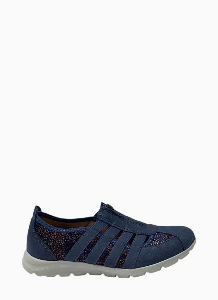 CC Resorts Christine Shoe Indigo Floral