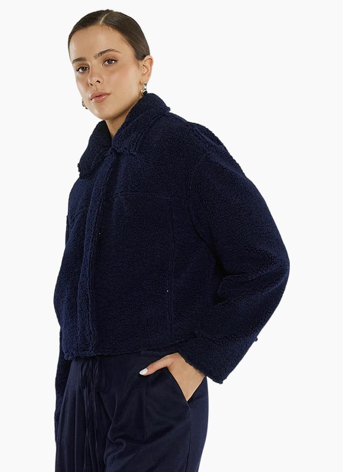SASS Jazz Cropped Jacket - Ink