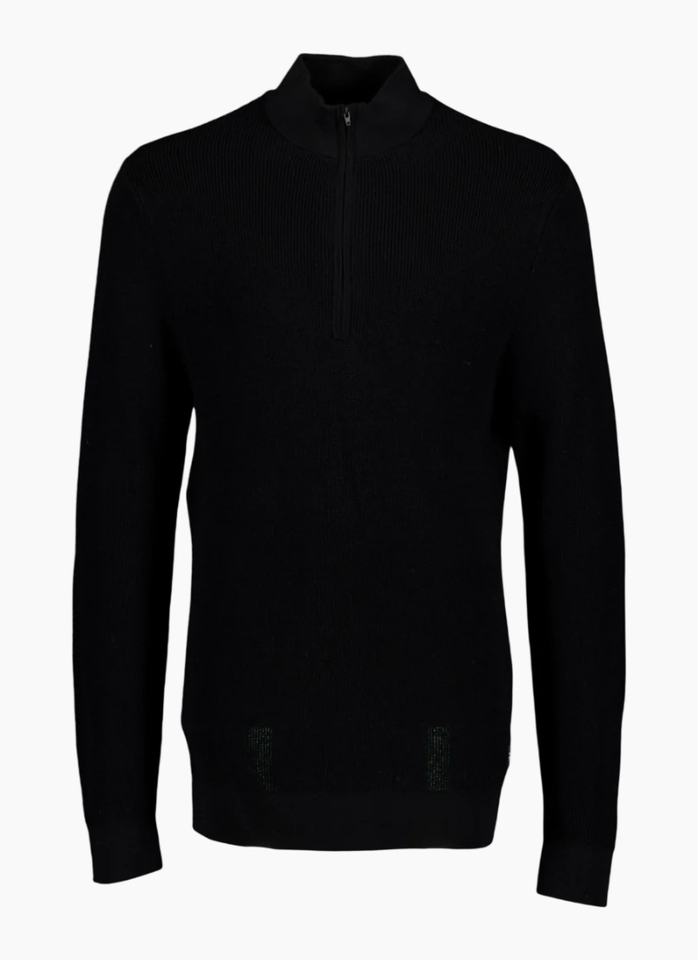 Swanndri Men's Otahu River V2 Quarter Zip - Black