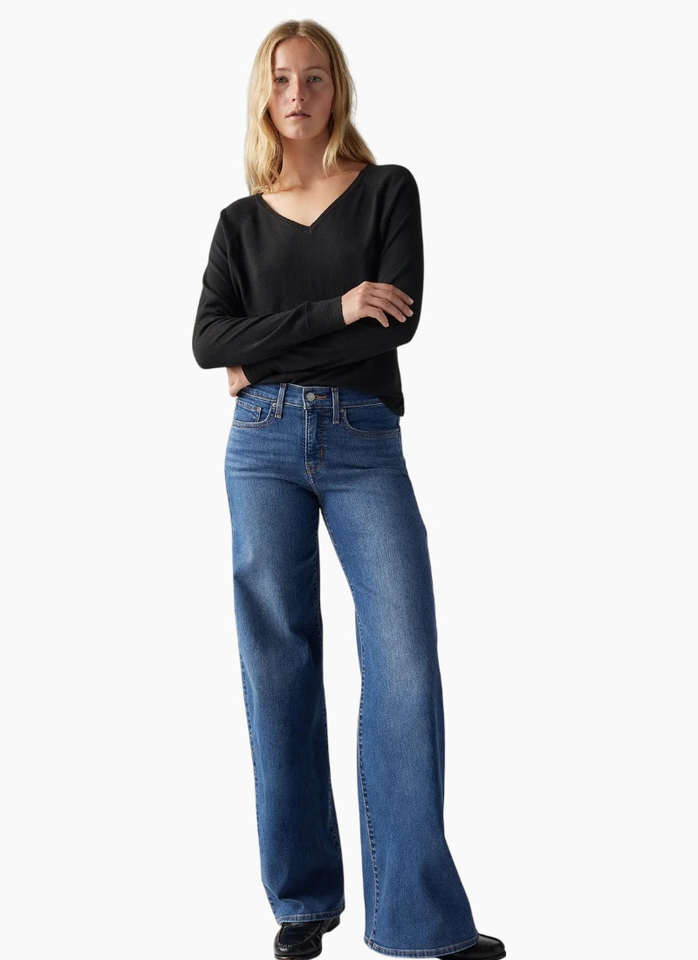 Levis Shaping Wide Leg Jeans - Clever Girl
