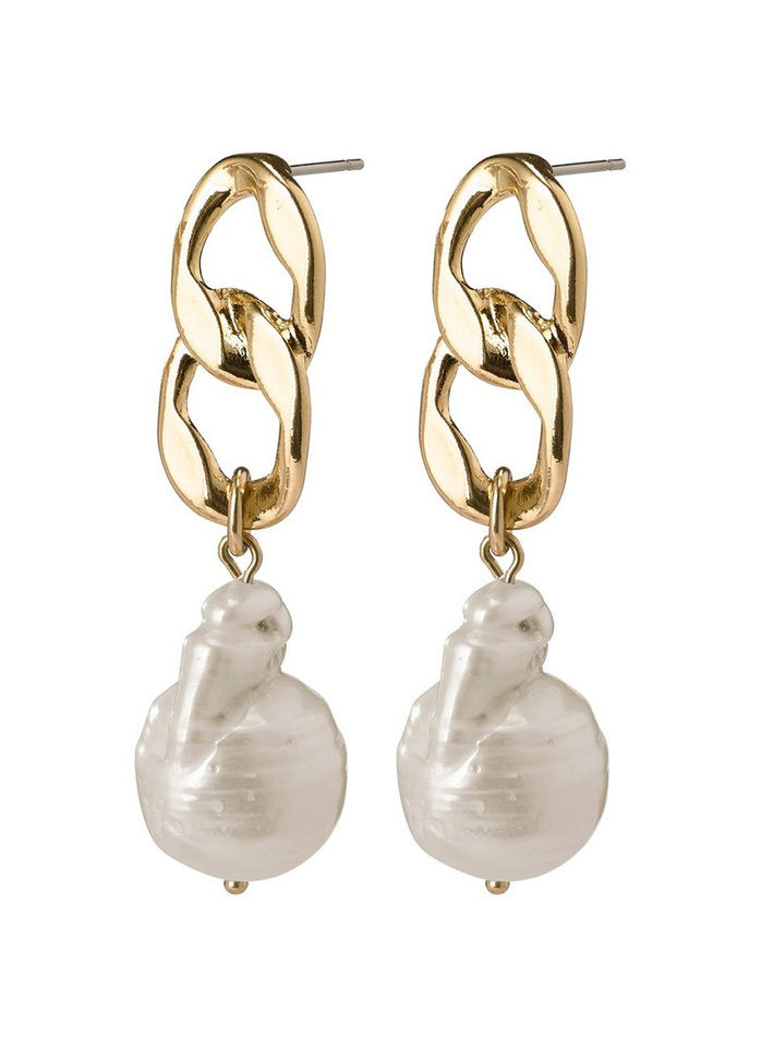 Pilgrim Jewellery Graceful Earrings - Gold plated/Freshwater pearl