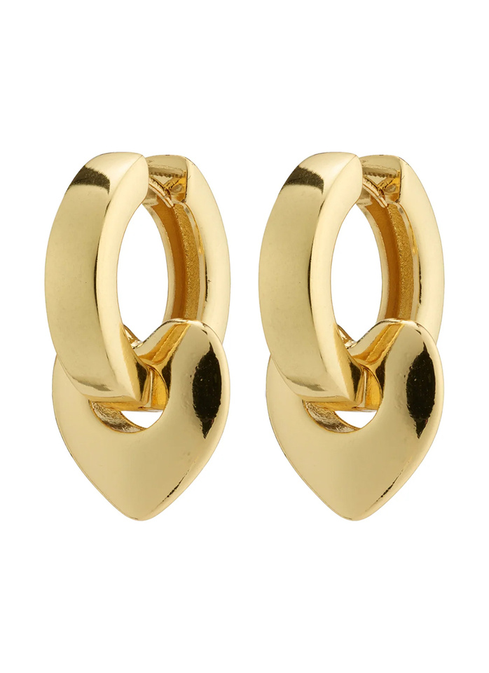 Pilgrim Wave Hoop - Gold