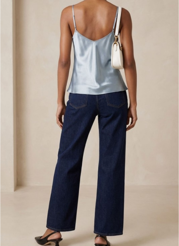 Bex Classic Satin Camisole - Dove
